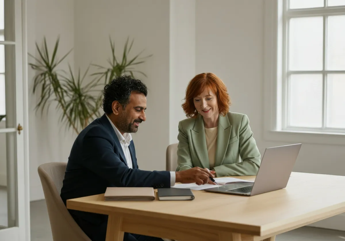 Equipe desenvolvendo identidade visual de negócios locais